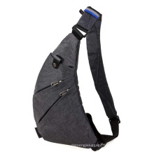 Custom Wholesale Sport Sling Bag Mens Crossbody Chest Sling Bag Custom Crossbody Bag Men